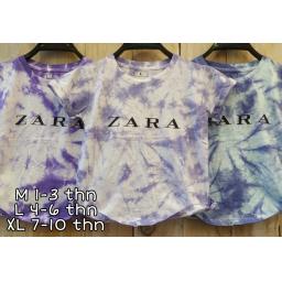 BR19748-8 - KAOS ANAK TIE DYE ZARA - size XL lavender