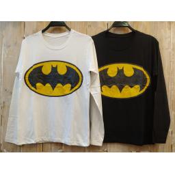 BR19781 - BATMAN TSHIRT TUMBLR TEE LENGAN PANJANG - putih