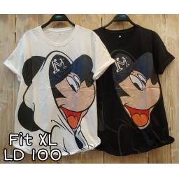 BR19786 - MICKEY MOUSE TSHIRT TUMBLR TEE SIZE XL - putih