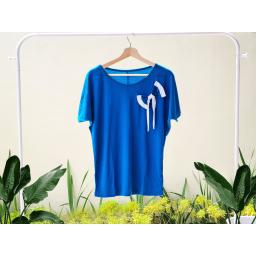 BR19869 - BLOUSE PITA LENGAN PENDEK