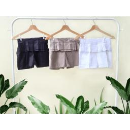 BR19872-3 - HOT PANTS AZARAH - putih