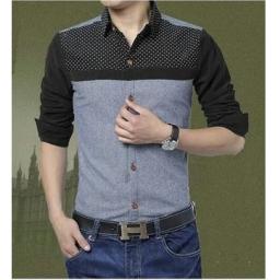 BR19903 - KEMEJA PRIA BONJOVI LENGAN PANJANG