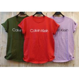 BR19932-3 - CALVIN KLEIN TSHIRT TUMBLR TEE - lilac