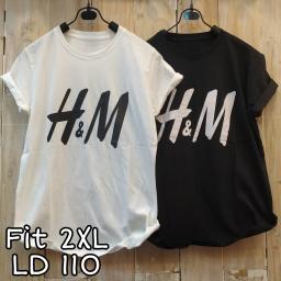 BR19955 - HNM TSHIRT TUMBLR TEE SIZE 2XL - putih