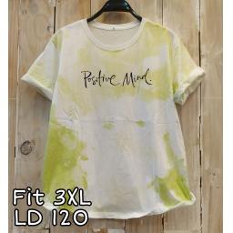 BR19959 - KAOS TIE DYE POSITIVE MIND SIZE 3XL