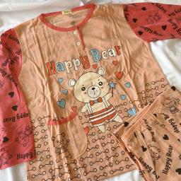 BR19978 - SETELAN BABYDOLL HAPPY BEAR SALEM
