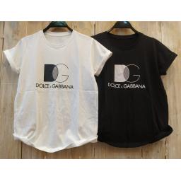 BR19996-2 - DOLCE & GABBANA TSHIRT TUMBLR TEE - hitam