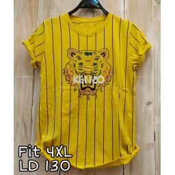 BR20009 - KENZO SALUR KUNING TSHIRT TUMBLR TEE SIZE 4XL
