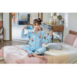 BR20018-4 - PIYAMA IMPORT MICKEY BIRU LENGAN PANJANG - size 2XL