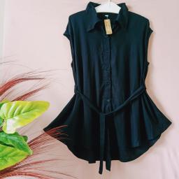 BR20130 - BLOUSE CALISTA HITAM
