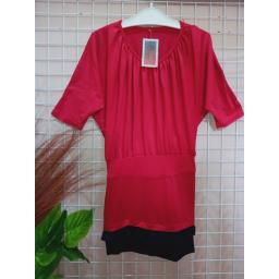 BR20131 - DRESS WANITA MERAH