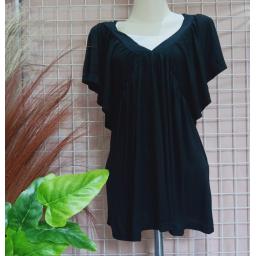 BR20132 - BLOUSE SALSA HITAM