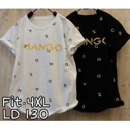 BR20172 - MANGO TSHIRT TUMBLR TEE SIZE 4XL - putih