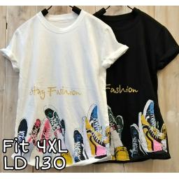 BR20174 - FASHION TSHIRT TUMBLR TEE SIZE 4XL - putih