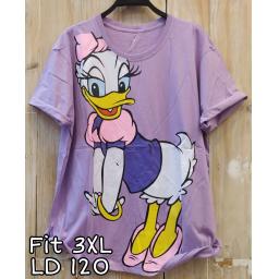 BR20183 - DAISY DUCK LAVENDER TSHIRT TUMBLR TEE SIZE 3XL