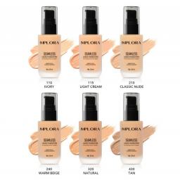 BR20187-2 - IMPLORA SEAMLESS LIQUID FOUNDATION - LIGHT CREAM (115)
