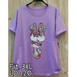 BR20217 - MINNIE MOUSE LILAC TSHIRT TUMBLR TEE SIZE 3XL
