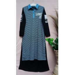 BR20224 - TUNIK SALUR LOVE ABU