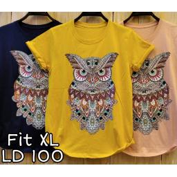 BR20524 - OWL TSHIRT TUMBLR TEE SIZE XL - navy