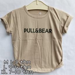 BR20671-1 - PULL & BEAR MOCCA KAOS ANAK TSHIRT TUMBLR TEE - size M
