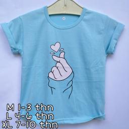 BR20961-1 - KLIK BIRU KAOS ANAK TSHIRT TUMBLR TEE - size M