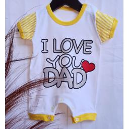 BR21019 - JUMPER BAYI I LOVE DAD KUNING