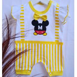 BR21032 - JUMPER BAYI CEWEK MICKEY MOUSE KUNING