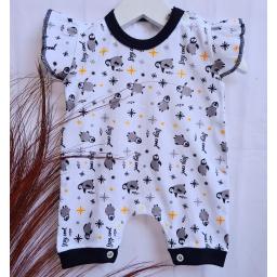 BR21043 - JUMPER BAYI CEWEK PINGUIN HITAM