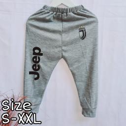 BR21114-4 - CELANA ANAK JOGER JUVENTUS ABU - size XL