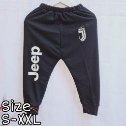 BR21115-3 - CELANA ANAK JOGER JUVENTUS HITAM - size L