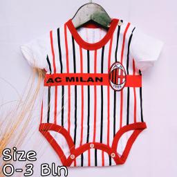 BR21147 - JUMPER SEGITIGA BAYI AC MILAN MERAH
