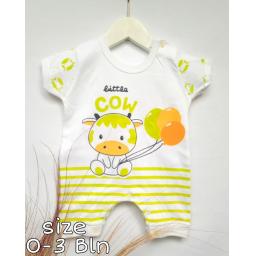 BR21213 - JUMPER BAYI LITTLE COW HIJAU