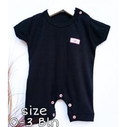 BR21225 - JUMPER BAYI POLOS HITAM