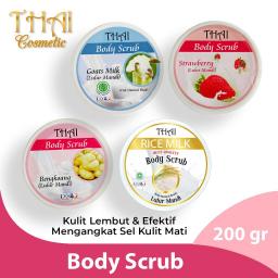 BR21235-2 - THAI BODY SCRUB LULUR MANDI 200gr - STRAWBERRY