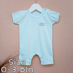 BR21244 - JUMPER BAYI NEWBORN POLOS BIRU
