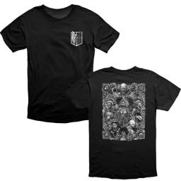 BR21354 - TITAN DRAWING KAOS PRIA TSHIRT TUMBLR TEE - Size XL Hitam