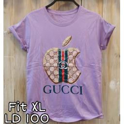 BR21415 - GUCCI LILAC TSHIRT TUMBLR TEE SIZE XL