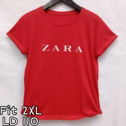 BR21530 - ZARA MERAH TSHIRT TUMBLR TEE SIZE 2XL