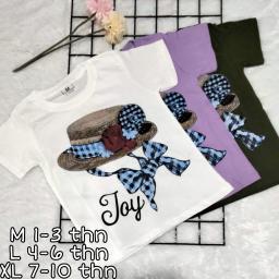 BR21593-1 - HAT KAOS ANAK TSHIRT TUMBLR TEE - Size M Putih