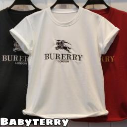 BR21714-2 - BURERRY TSHIRT TUMBLR TEE (BABYTERRY) - Putih