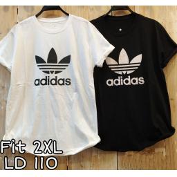 BR21763 - ADIDAS TSHIRT TUMBLR TEE SIZE 2XL - Hitam