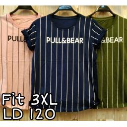 BR21791-3 - PULL SALUR TSHIRT TUMBLR TEE SIZE 3XL - Hijau Army
