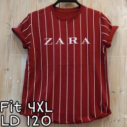 BR21811 - ZAR SALUR MAROON TSHIRT TUMBLR TEE SIZE 4XL
