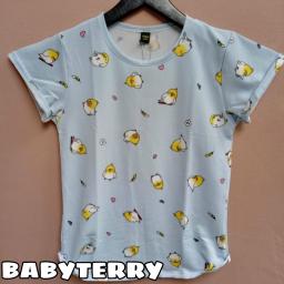 BR21847 - BIRD BIRU TUA KAOS TSHIRT TUMBLR TEE