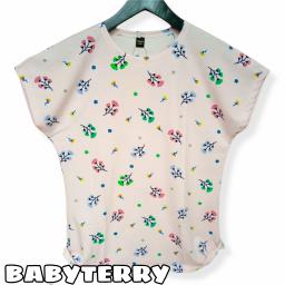 BR21868 - FLOWER PINK MUDA KAOS TSHIRT TUMBLR TEE