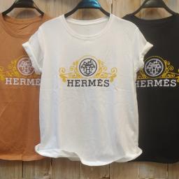 BR21931-1 - HERME TSHIRT TUMBLR TEE - Choco