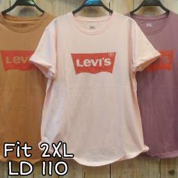 BR21937-2 - LEVI TSHIRT TUMBLR TEE SIZE 2XL - Pink