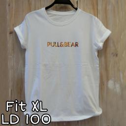 BR21974 - PULL PUTIH TSHIRT TUMBLR TEE SIZE XL