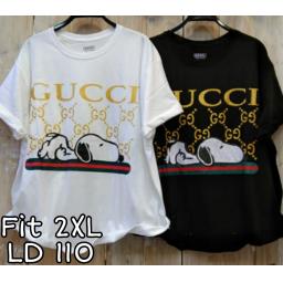 BR21976 - GUC SNOPY TSHIRT TUMBLR TEE SIZE 2XL - Putih