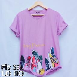 BR21981 - FASHION LILAC TSHIRT TUMBLR TEE SIZE 2XL